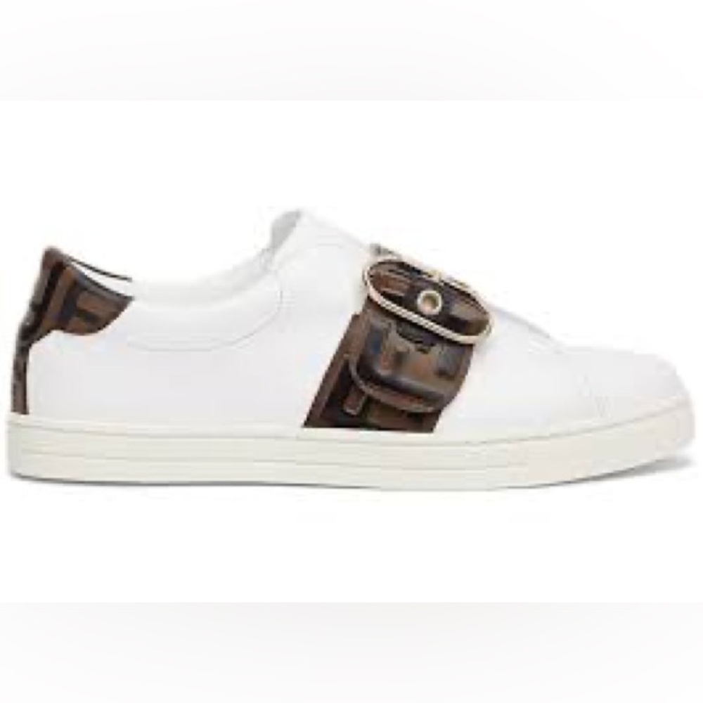 Fendi buckle slip on